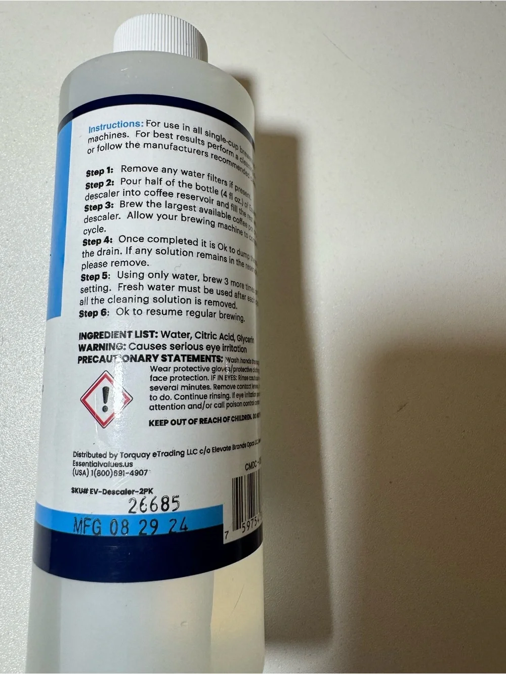 Coffee Machine Descaler & Cleaner- 3 Pack